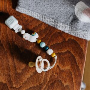 Pacifier clips with chain